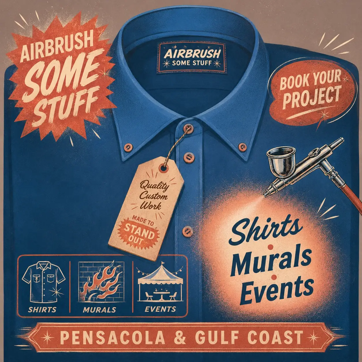 Creative project promotional design
