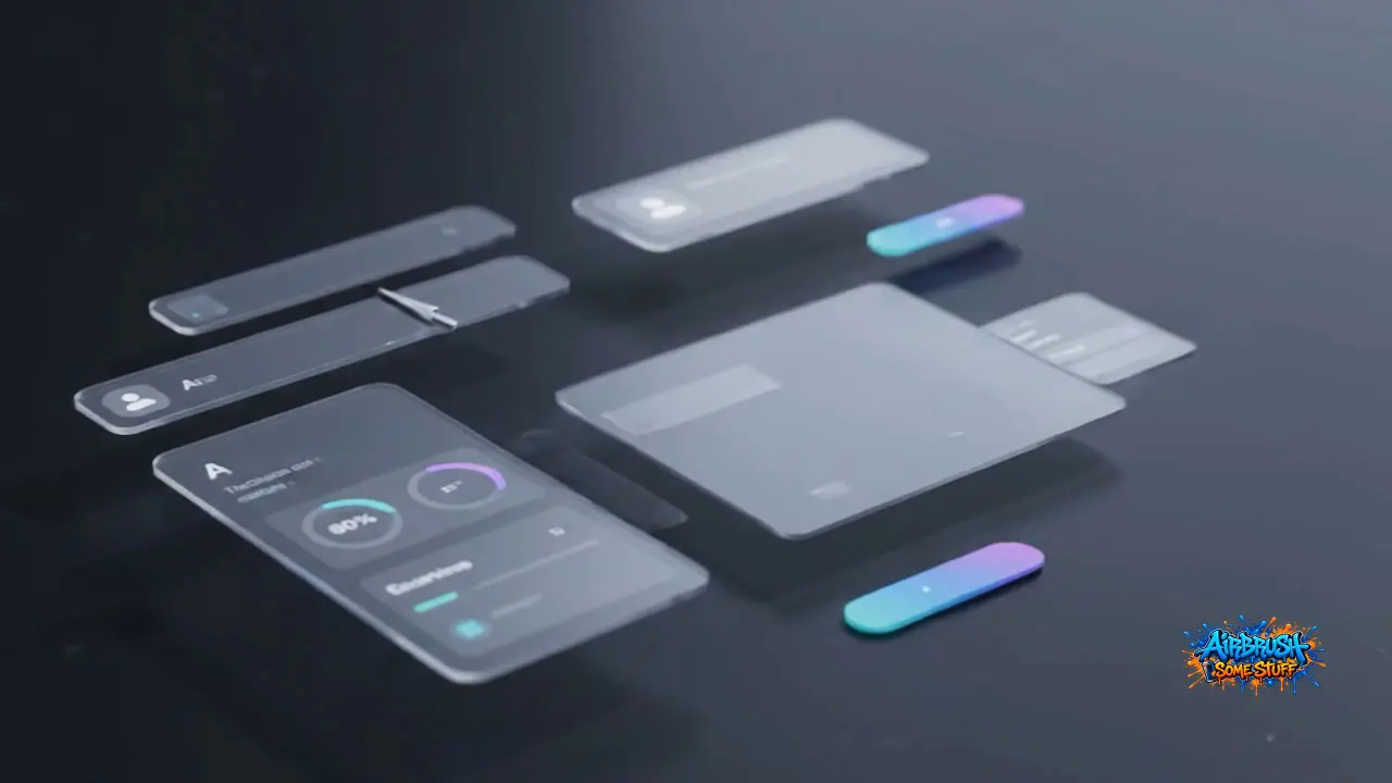 Modern graphic design and interface concept