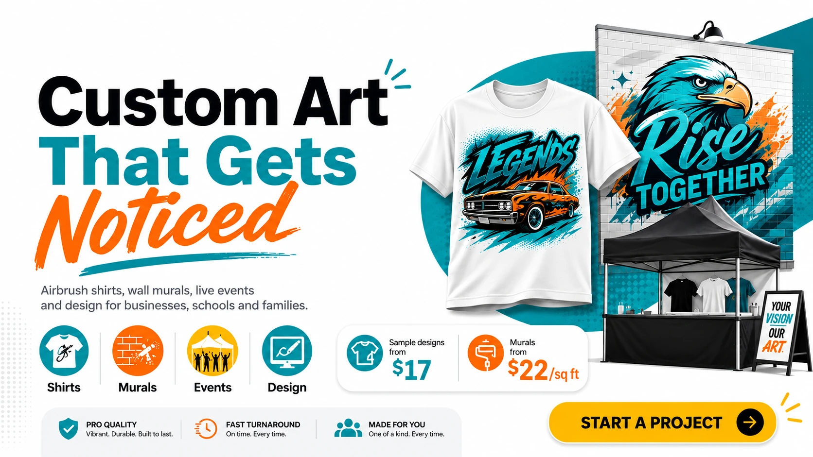 Custom Art That Gets Noticed promotional artwork