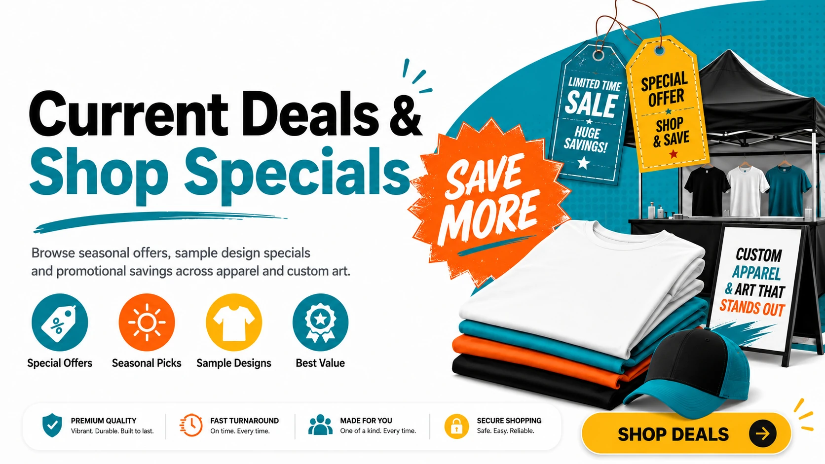 Current Deals & Shop Specials promotional artwork