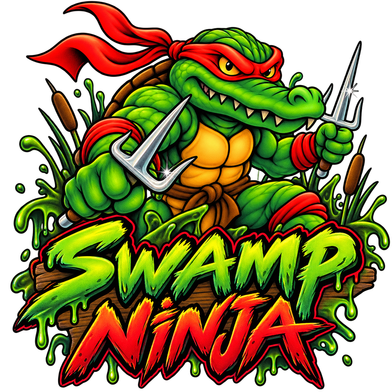 Swamp Ninja design preview