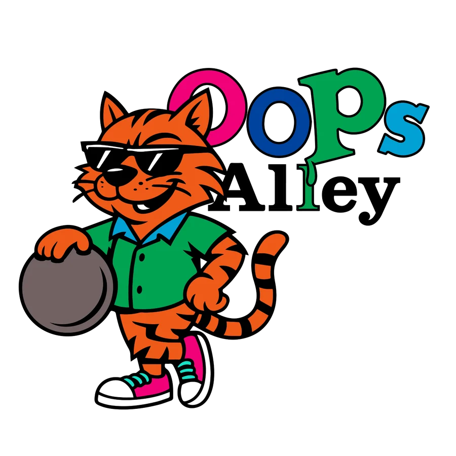 Oops Alley Cool Cat DTF design