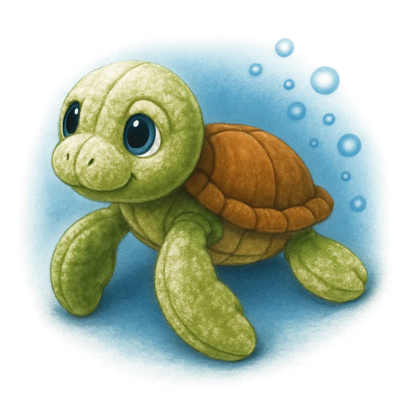 Baby Sea Turtle DTF design