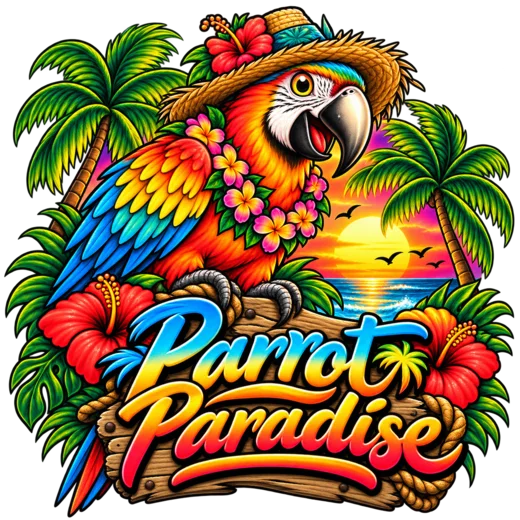 Parrot Paradise transparent design