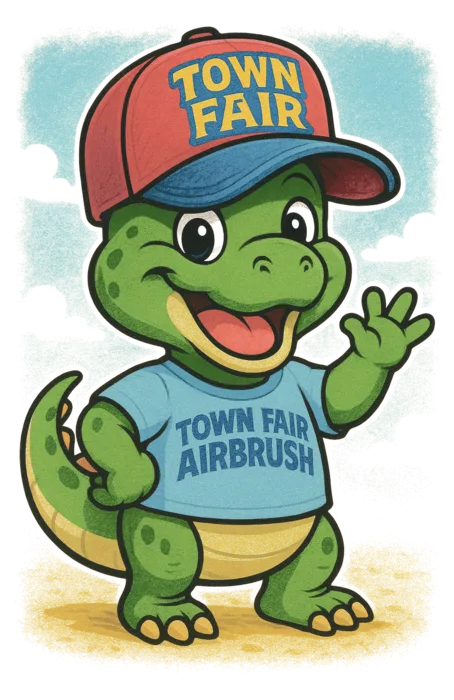 Town Fair Baby Dino DTF design