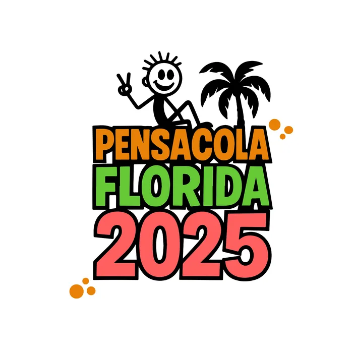 Pensacola Florida 2025 DTF design
