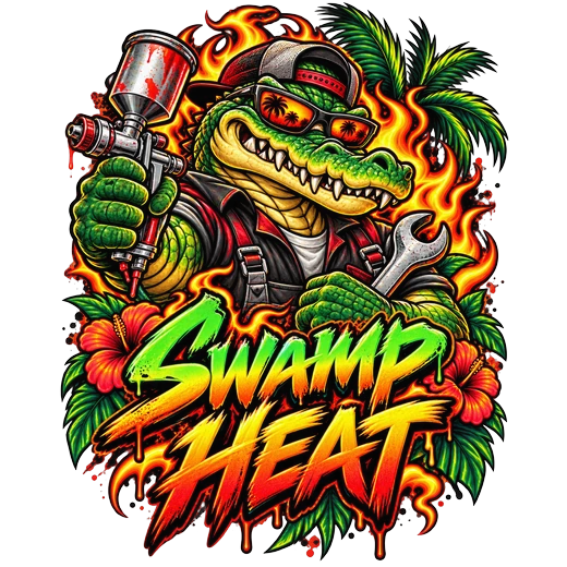 Swamp Heat transparent design