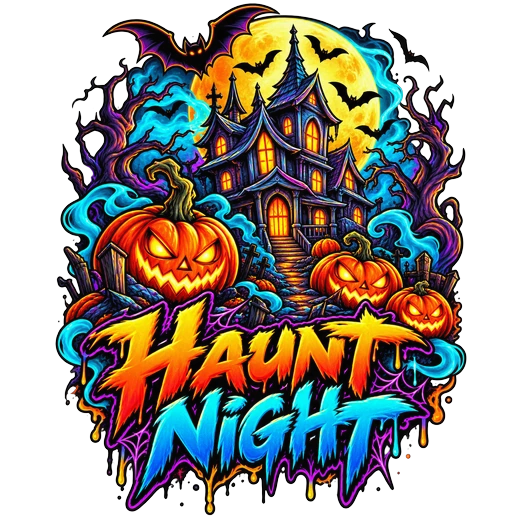 Haunt Night transparent design