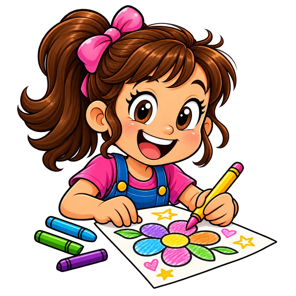 Airbrush artist mascot