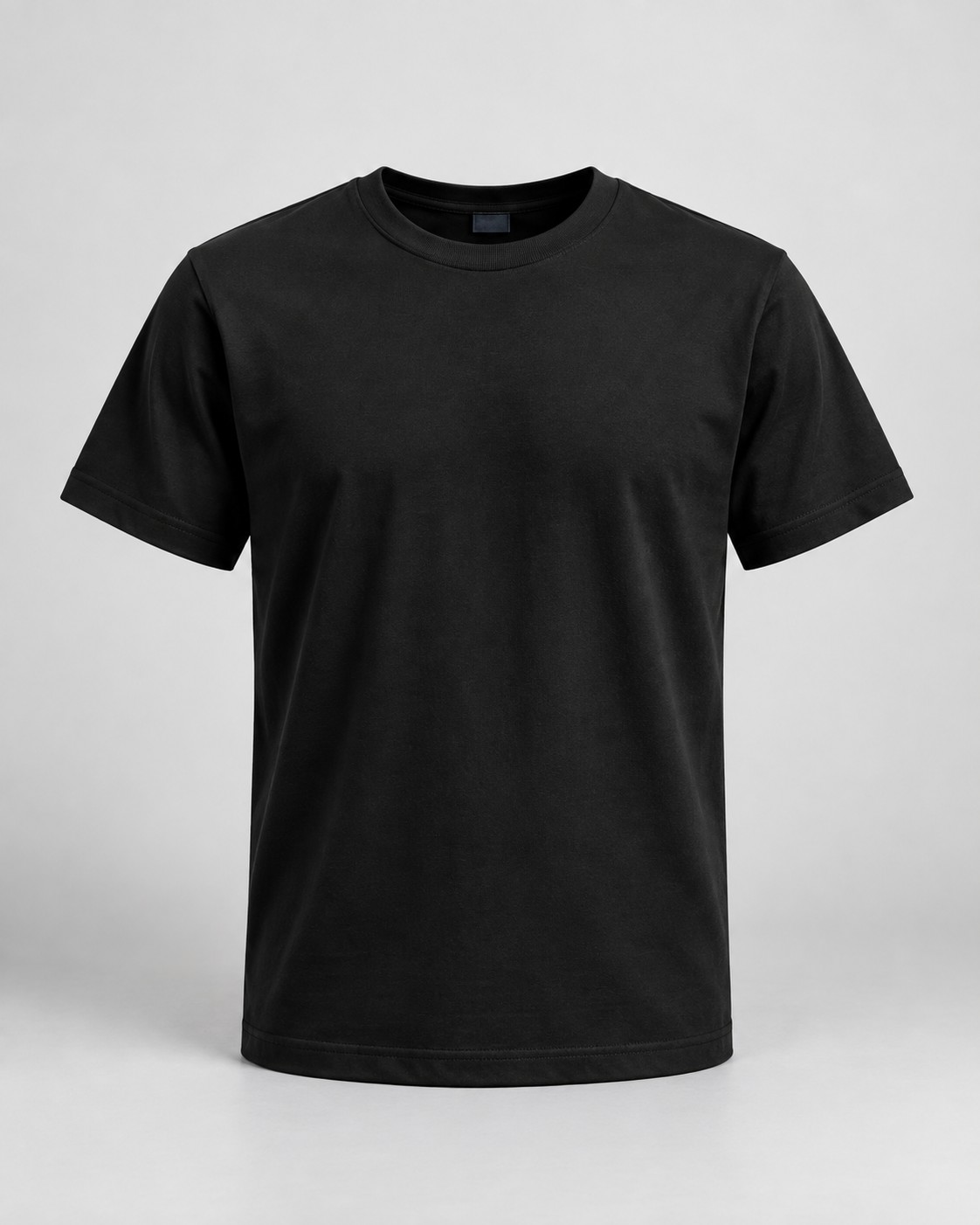 Black T-shirt mockup