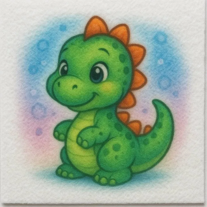 Kids Dinosaur Airbrush Shirt