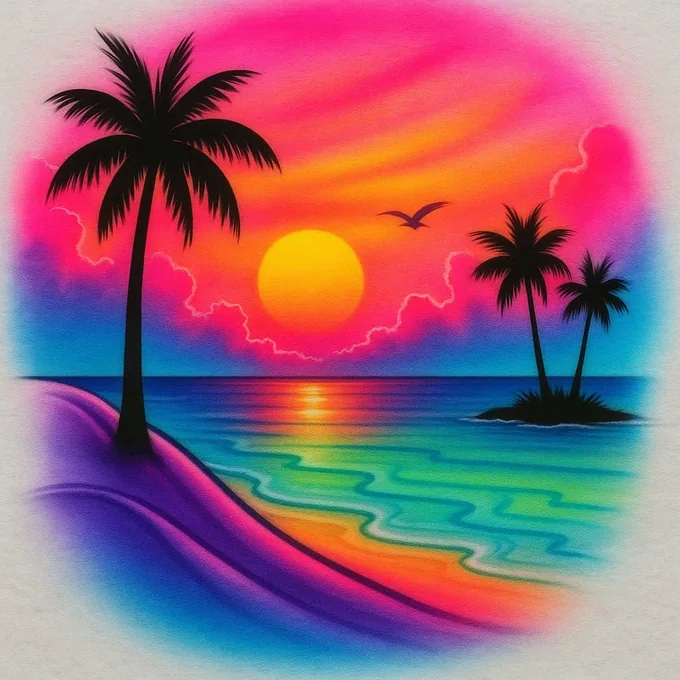 Custom Airbrush Tank Top